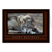 c-2011-grey-wolf-044 greeting card