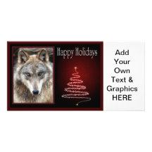 c-2011-grey-wolf-050 photo greeting card