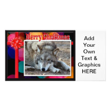 c-2011-grey-wolf-052 customized photo card