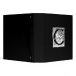 C-Art Nouveau Lady Initial 3 Ring Binders