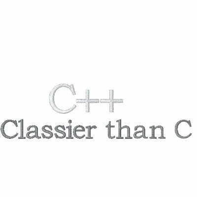 C++: Classier than C Embroidered Polo Shirt by cppreference