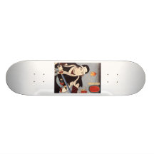 C. de peinture japonais 1800's skateboards personnalisés
