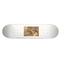 C. de peinture japonais 1800's skateboard customisable