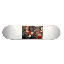 C. de peinture japonais 1800's plateau de skate