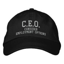 C.E.O. Embroidered Hat