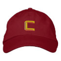 C embroidered hats