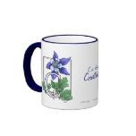 C for Columbine Flower Monogram and Name Mug