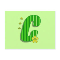 c green monogram