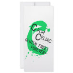 C is for Celiac Gluten Free Forever rack cards