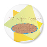 C is for Cookie Fridge Magnets