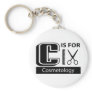 C Is For Cosmetology Keychains