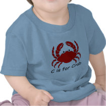 C is for Crab Tshirt