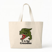 C is for Crocodile Tote Bags