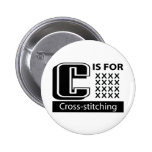 C Is For Cross-stitching Pins