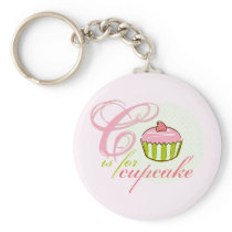 C Is For Cupcake Keychain
