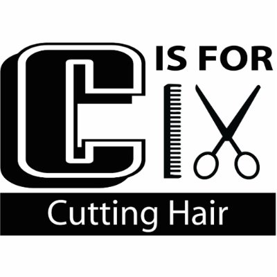 C Is For Cutting Hair Photo Cut Outs by busybees