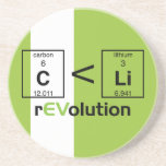 C is less than Li Drink Coaster