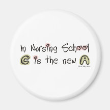 C is the new A in Nursing School Fridge Magnets