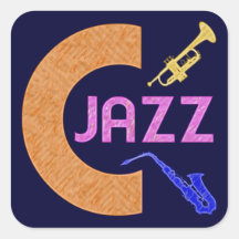 C Jazz Square Sticker