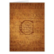 C Monogram Card