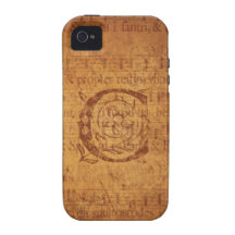 C Monogram iPhone 4 Covers