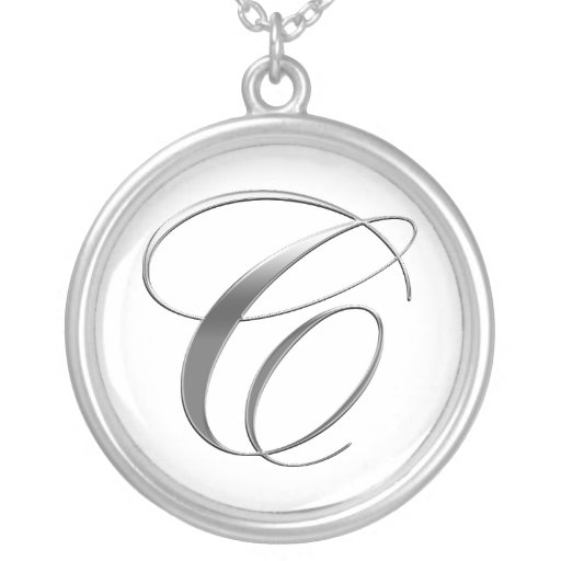 C Monogram Pendant