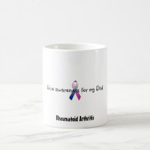 c_purpleblue, Rheumatoid Arthritis, Give awaren... Coffee Mugs