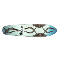 C-Town 901 Pine "Angst!" Design #5 Custom Skateboard