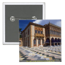 Ca' d' Zan, winter residence of John Ringling, Sar Pinback Button
