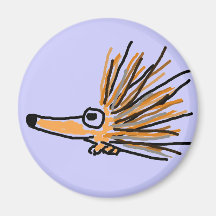 CA- Funky Porcupine Magnet