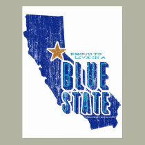 CA - Proud Blue State postcards
