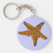 CA- Starfish Cartoon Keychain