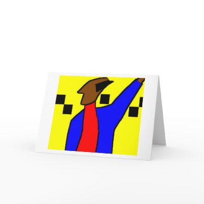 Cab Greeting Cards by Knoited