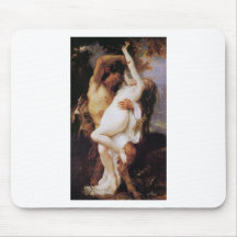 Cabanel  Alexandre  Nymphe  et  Satyr  1860 Mousepad