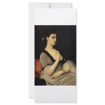 Cabanel Alexandre Portrait Of Countess E A Voronts Rack Card Template by belablack