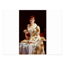 Cabanel Alexandre Portrait Of Young Lady Postcards