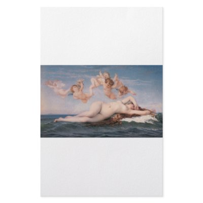 Cabanel Alexandre The Birth of Venus 1863 Stationery by belablack