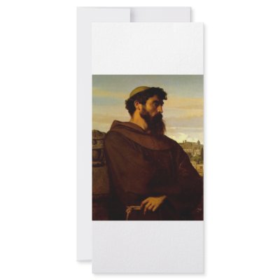 Cabanel Alexandre The Roman Monk Rack Card by belablack