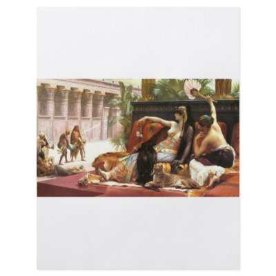 Cabanel Cleopatra Testing Poisons on Condemned Pri Custom Flyer by belablack