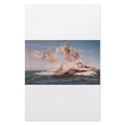 Cabanel The Birth of Venus 1863 Customized Stationery by belablack