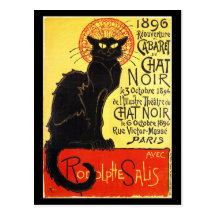 Cabaret du Chat Noir, Steinlen Post Card