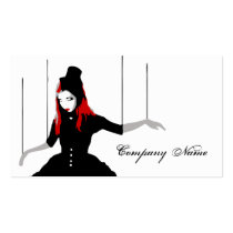 cabaret marionette business card templates