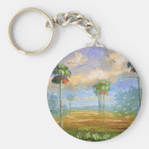 Cabbage Palms in Florida Keychains