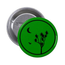 Cabbage Tree Moon Green Pins