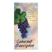Cabernet Sauvignon Wine Photo Card