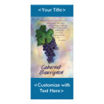 Cabernet Sauvignon Wine Rack Card