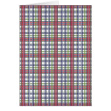 Cabin Fever Plaid Card