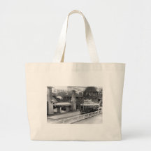 Cabin John Streetcar, 1930s Tote Bag