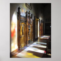 Cabine de confession - St Dominics - San Francisco Poster