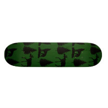 Cabine de montagne de région sauvage de loup d'ori plateaux de skateboards customisés